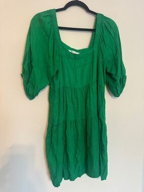 Beyend Words Green Mini Dresss